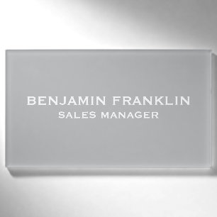 Custom Business Employee Professional Name Tag Pin