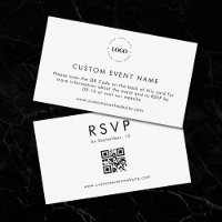 Custom Business Event RSVP with QR Code Website