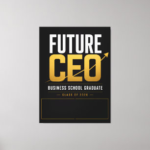 Custom Business Graduate Name 2026 Wall Art