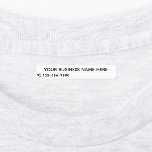 Custom Business Labels Company Name and Phone