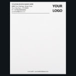 Custom Business Letterhead with Logo<br><div class="desc">Custom Colours and Font - Simple Personalized Your Business Office Letterhead with Logo - Add Your Logo - Image / Business Name - Company / Address / Contact Information - Resize and move or remove and add elements - image / text with Customization tool. Choose / add your favourite text...</div>