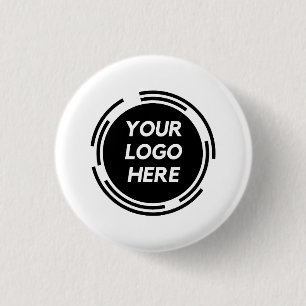 Custom Business Logo 1 Inch Round Button