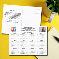 Custom Business Logo 2026 Company Calendar