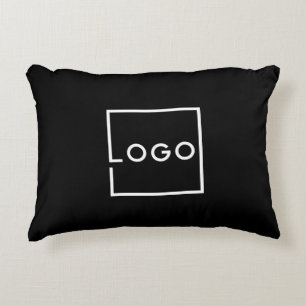 Custom Business Logo Accent Pillow