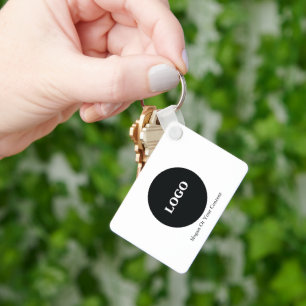 Custom Business Logo – Add Your Logo &Slogan Keychain
