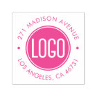 Custom Business Logo Address Self-Inking Stamp