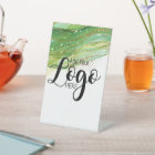 custom business logo advertising pedestal sign