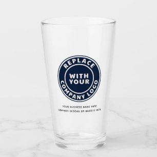Custom Business Logo and Name Glass