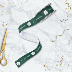 Custom Business Logo and Text Branded Promotional Satin Ribbon