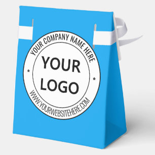Custom Business Logo and Text Favour Box Your Colo
