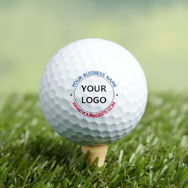 Custom Business Logo and Text Golf Balls Stamp (Insitu Tee)