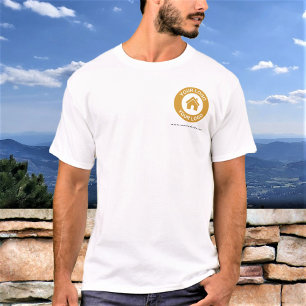 Custom Business Logo and Text Work T-Shirt