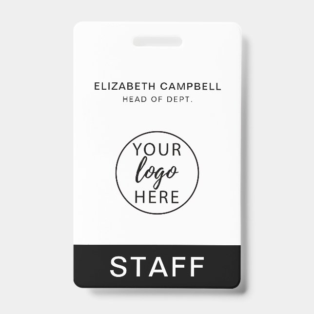 Custom Business Logo Badge (Front)