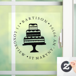 Custom BUSINESS LOGO bakery shop sign cake