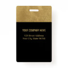 Custom Business Logo Barcode Employee Photo