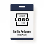 Custom Business Logo Basic Barcode Employee