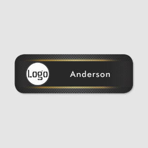 Custom Business Logo Basic Employee Staff Name Tag