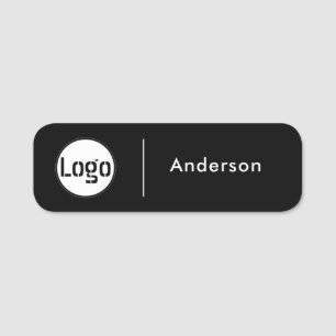 Custom Business Logo Basic Employee Staff Name Tag