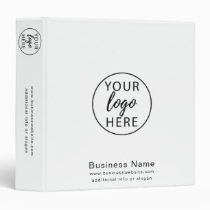 Custom Business Logo Binder