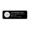 Custom Business Logo Black Return Address