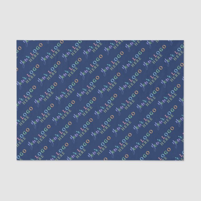 Custom Business Logo Branded Packaging Tissue Paper (Front)