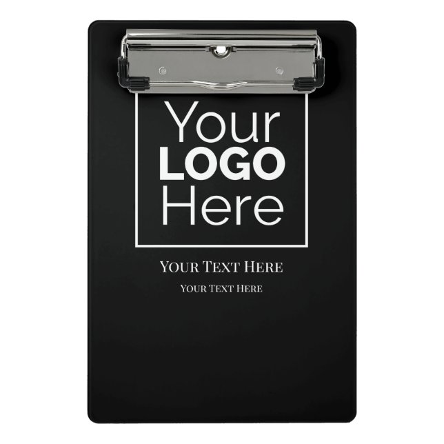 Custom Business Logo Branded Professional  Mini Clipboard (Front)
