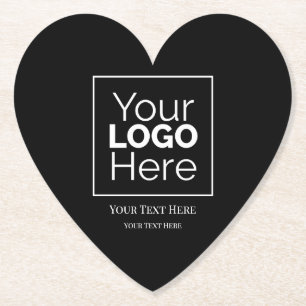 Custom Business Logo Branded Professional Paper Coaster