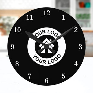 Custom Business Logo Branded Wall Clock