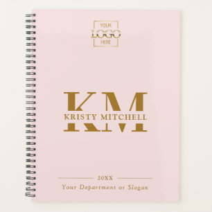 Custom Business Logo & Branding Monogram Initials Planner