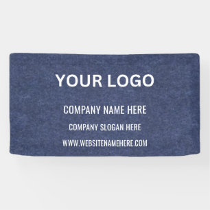 Custom Business Logo   Business Name & Slogan Banner