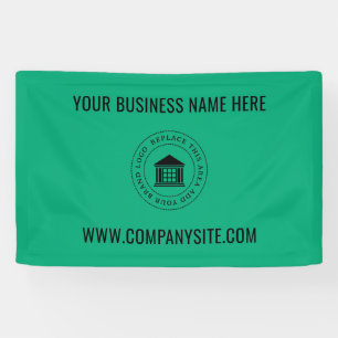 Custom Business Logo   Business Name & Slogan  Banner