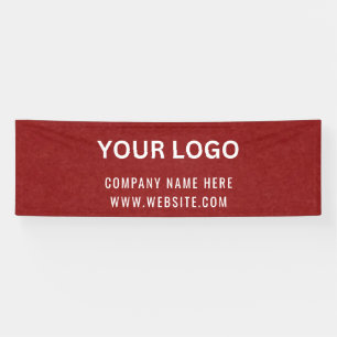 Custom Business Logo   Business Name & Website Banner
