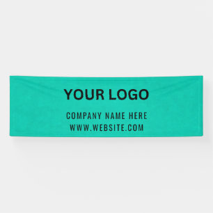 Custom Business Logo   Business Name & Website Banner