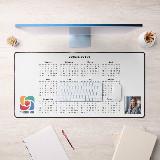 Custom Business Logo Company 2026 Calendar (Bureau 1)