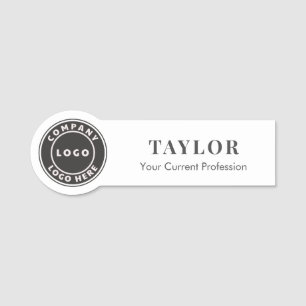 Custom Business Logo Company Employees Name Tag