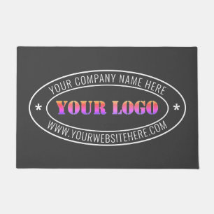 Custom Business Logo Company Office Personalized Doormat