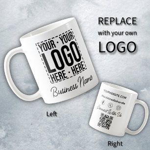 Custom Business Logo Company Personalized Modern Coffee Mug