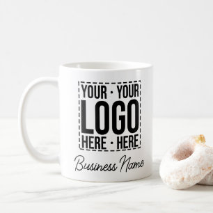 Custom Business Logo Company Personalized Modern Coffee Mug