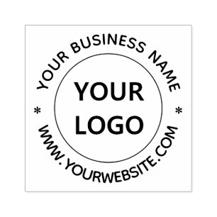 Custom Business Logo Company Personalized Office Rubber Stamp