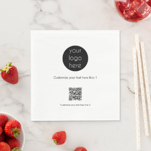 Custom Business Logo Company Promotional  Napkin