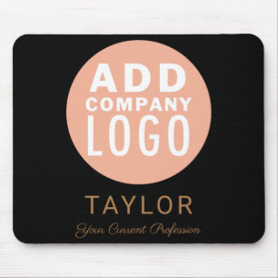 Custom Business Logo Company Staff Employee Name T Mouse Pad