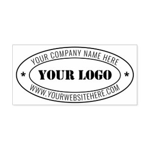 Custom Business Logo Company Stamp Personalized 
