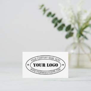 Custom Business Logo Company Stamp - Personalized  Calling Card