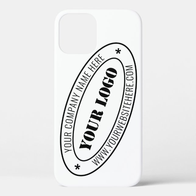 Custom Business Logo Company Stamp - Personalized  Case-Mate iPhone Case (Back)