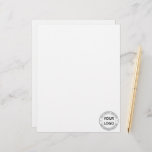 Custom Business Logo Company Stamp Personalized - Letterhead<br><div class="desc">Custom Business Logo Company Stamp - Personalized Website - Text Promotional Professional Customizable Stamp Gift - Add Your Logo - Image / Name - Company / Website - Information - Resize and move or remove and add elements / text with customization tool. Choose / add your colour !</div>