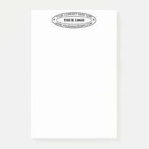Custom Business Logo Company Stamp - Personalized  Post-it Notes