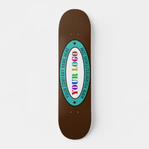 Custom Business Logo Company Stamp Personalized Skateboard
