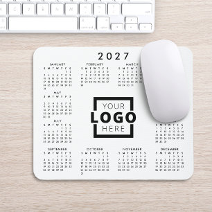 Custom Business Logo Corporate 2025 Calendar Mouse Pad