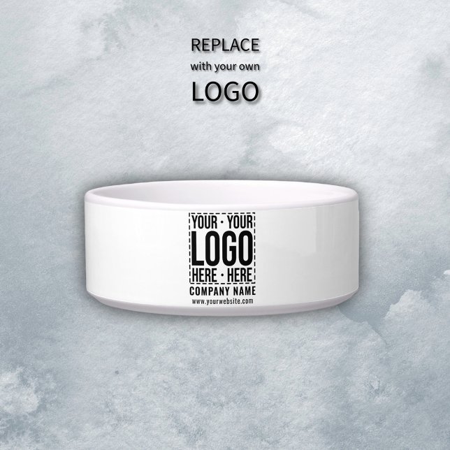 Custom Business Logo Corporate Company Modern Cool Bowl (Creator Uploaded)