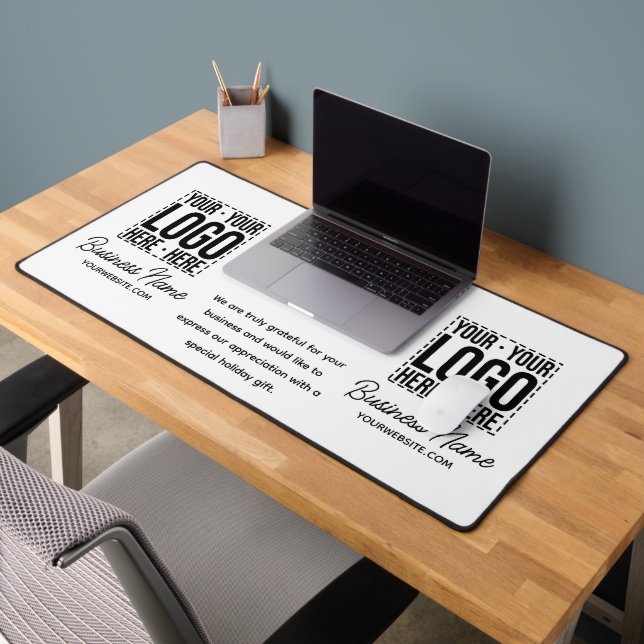 Custom Business Logo Corporate Company Modern Cool Desk Mat (Office 2)